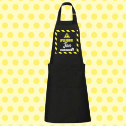 DELANTAL "PELIGRO" PERSONALIZADO