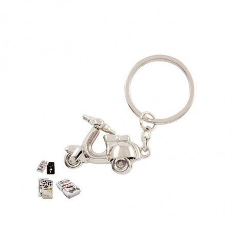 LLAVERO VESPA METALIZADA