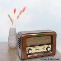 radio altavoz estilo retro