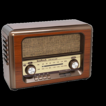 radio altavoz estilo retro