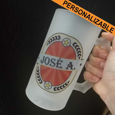 JARRA CERVEZA PERSONALIZADA