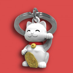LLAVERO DE METAL GATO DE LA FORTUNA