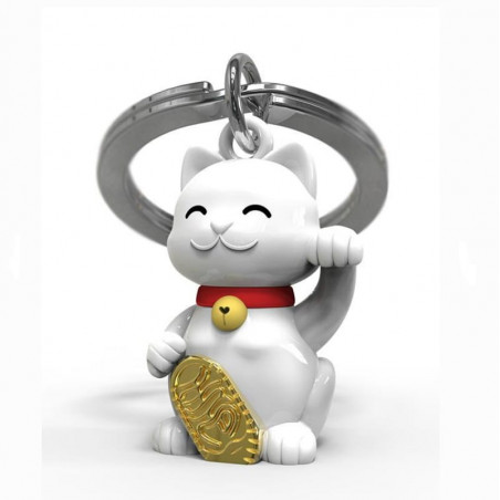 LLAVERO DE METAL GATO DE LA FORTUNA