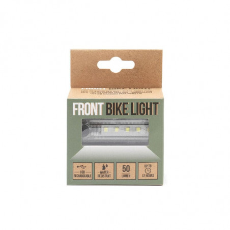 FARO FRONTAL PARA BICI RECARGABLE USB