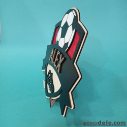 placa futbol personalizada