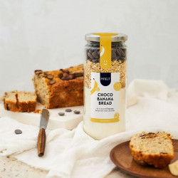 HAZ TU PROPIO PASTEL BANANA BREAD DE CHOCOLATE