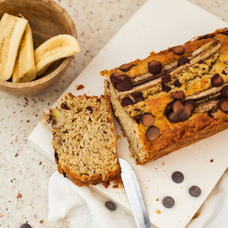 HAZ TU PROPIO PASTEL BANANA BREAD DE CHOCOLATE