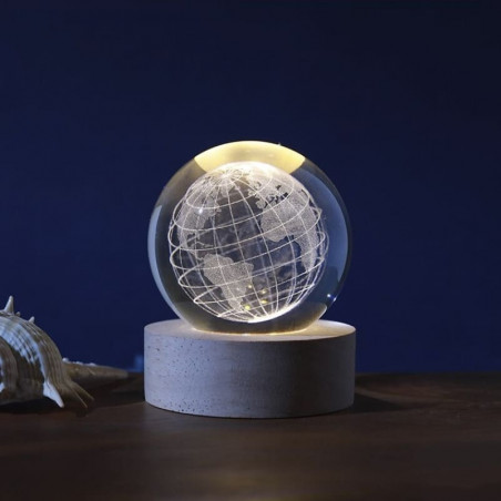 Bola cristal luminosa