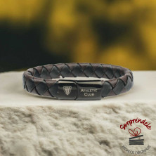 Pulsera trenzada 2 colores Athletic Bilbao