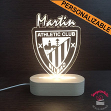 lampara LED personalizada Athletic de Bilbao