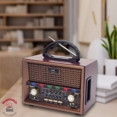 Radio altavoz estilo vintage