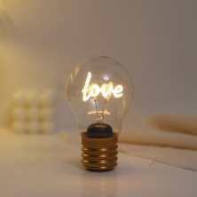 Adorno sobremesa luz love
