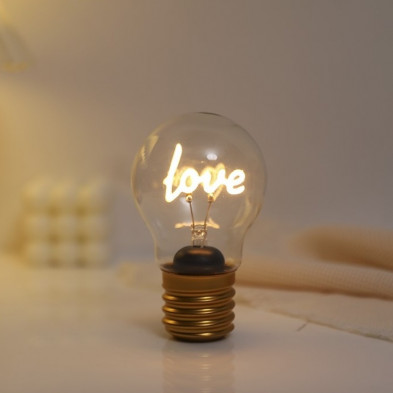 Adorno sobremesa luz love