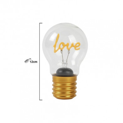 Adorno sobremesa luz love