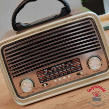 radio retro bluetooth linterna