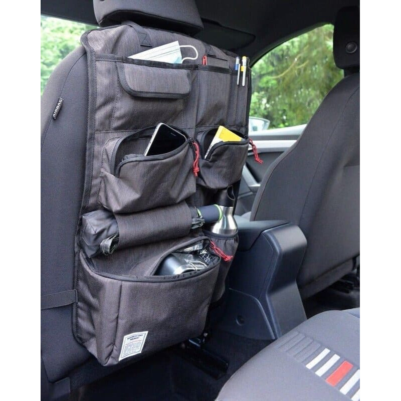 Organizador de asiento de coche con 10 compartimentos