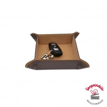 vaciabolsillos marron