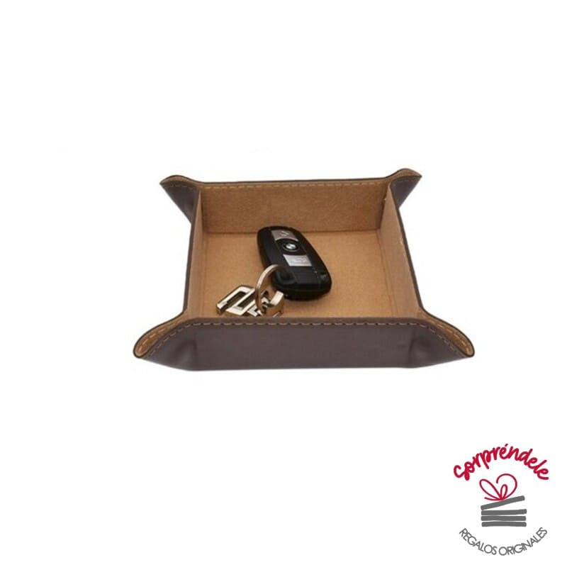 vaciabolsillos marron