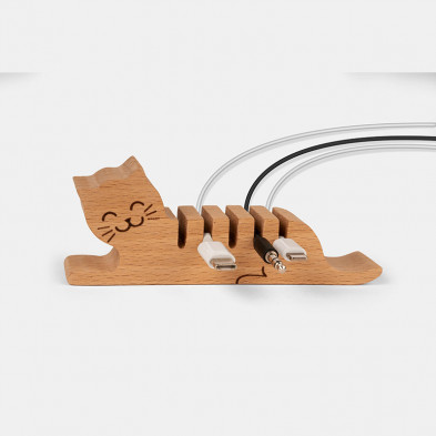 organizador cables gato