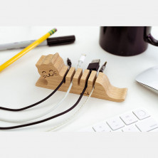 organizador cables gato