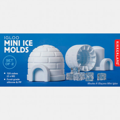 molde iglú para hacer mini cubitos de hielo