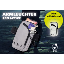Bolso brazo deportivo reflectante