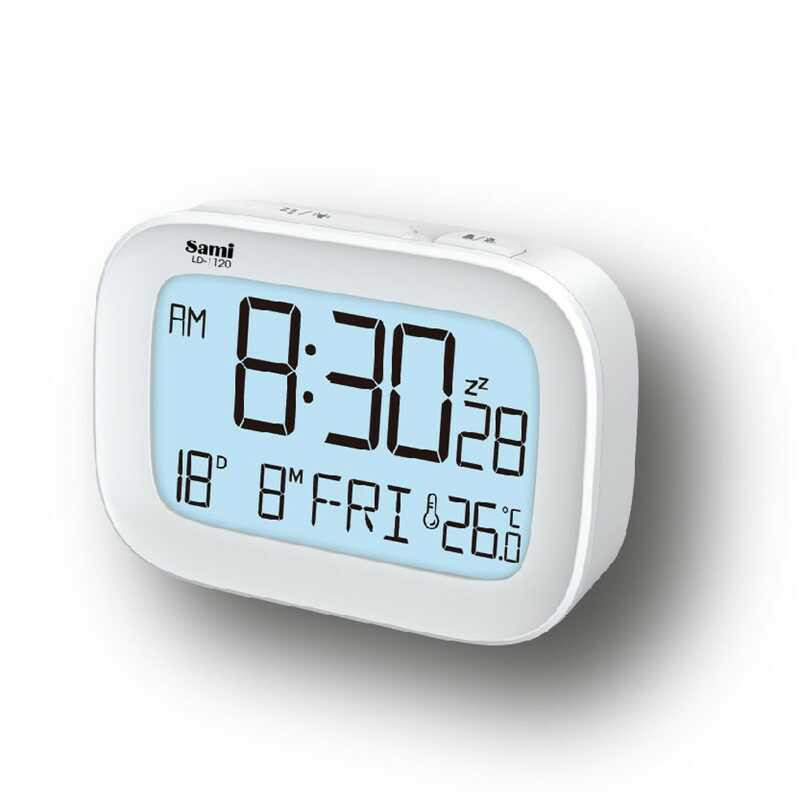 Despertador digital luz led
