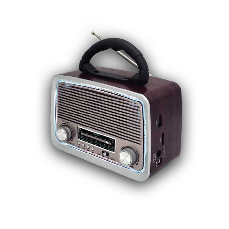 Radio altavoz bluetooth vintage