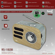 RADIO ALTAVOZ  VINTAGE MINI