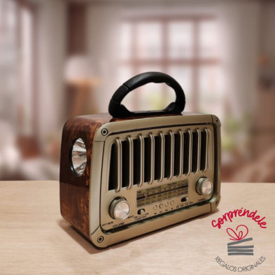 radio vintage altavoz