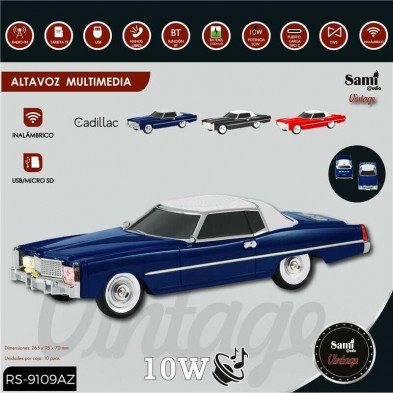 ALTAVOZ RADIO BLUETOOTH CADILLAC VINTAGE