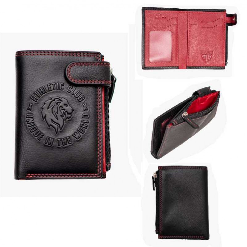 TARJETERO MONEDERO CIERRE ATHLETIC BILBAO