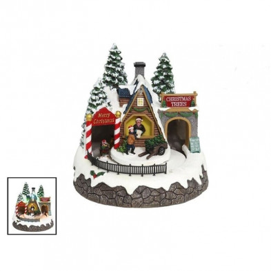 Escena navideña musical