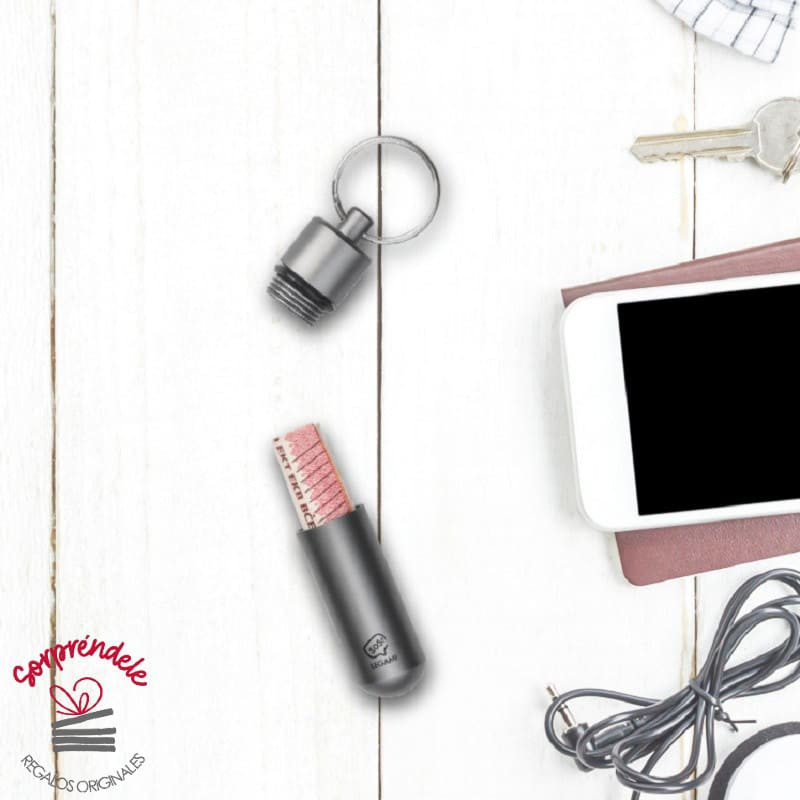 Llavero porta billetes