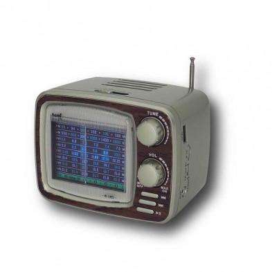RADIO ALTAVOZ BT DISEÑO VINTAGE TIPO TV