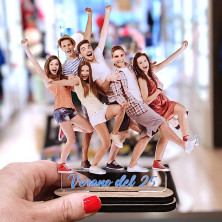 FIGURA SILUETA PERSONALIZADA CON FOTO