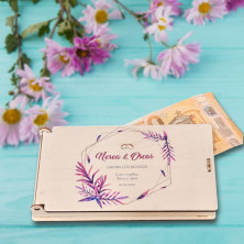 Caja personalizada para regalar dinero