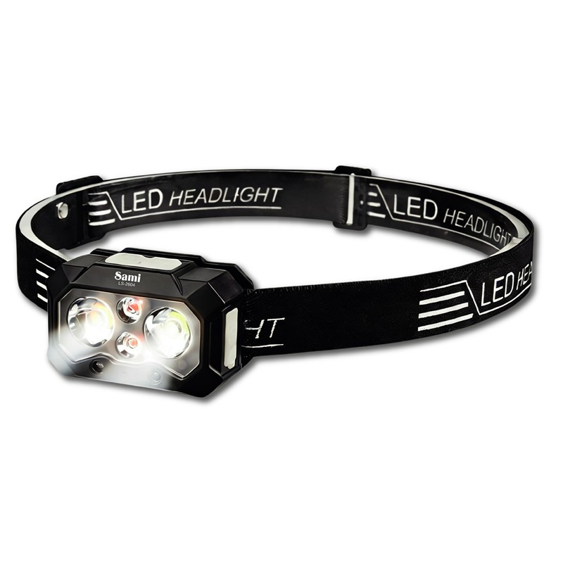 LINTERNA FRONTAL LED RECARGABLE SENSOR movimiento