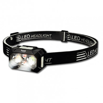 LINTERNA FRONTAL LED RECARGABLE SENSOR movimiento