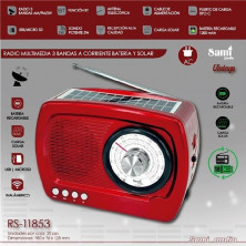 Radio altavoz portátil vintage