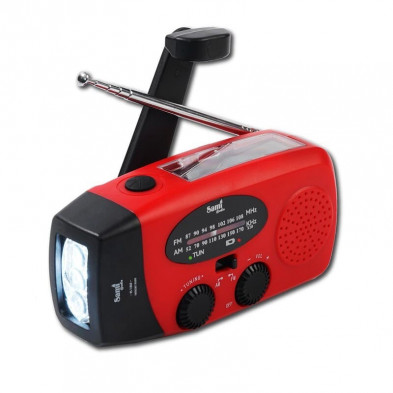 Linterna radio solar dinamo