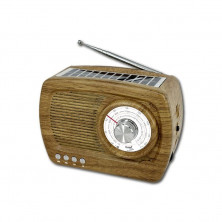 Radio altavoz vintage solar