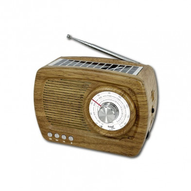Radio altavoz vintage solar