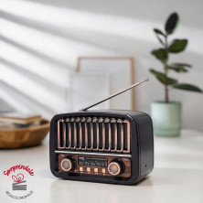 mini radio altavoz solar