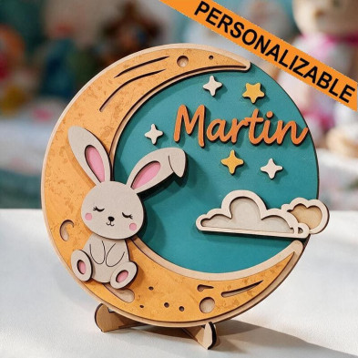 Placa infantil personalizada
