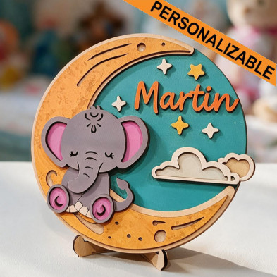 Placa infantil personalizada