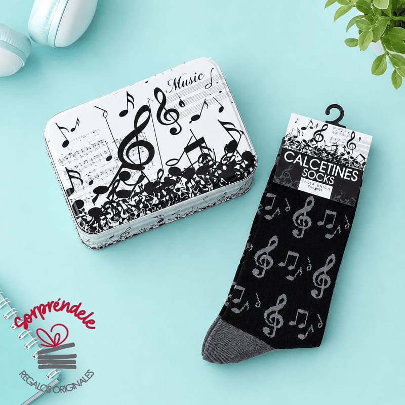 calcetines nota musical