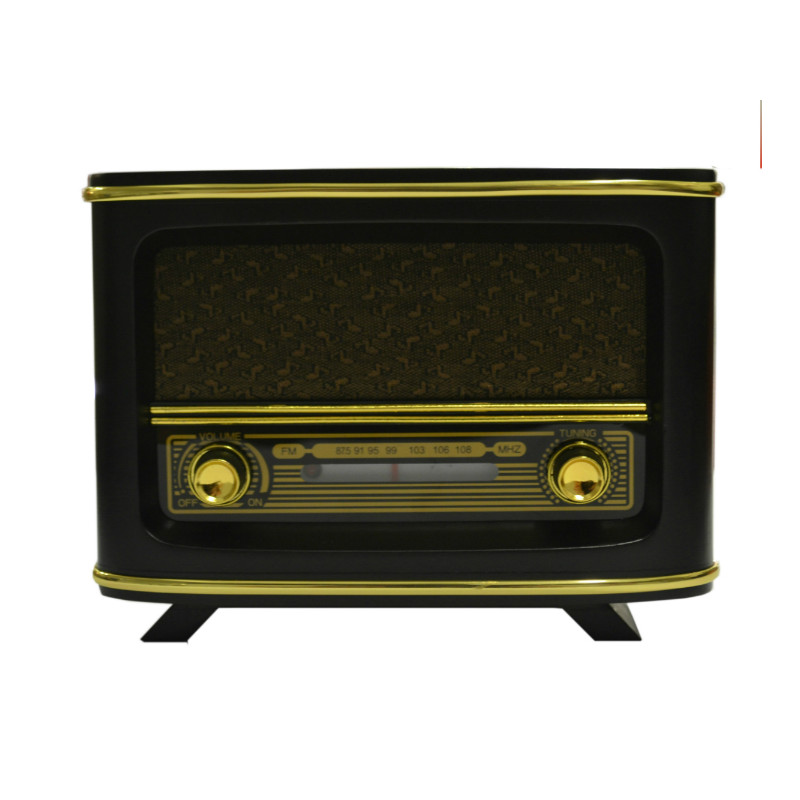 Réplica radio retro madera