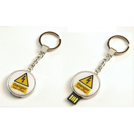 Llavero danger con pendrive de 16 GB - Regalos para hombres
