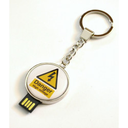 Llavero danger con pendrive de 16 GB - Regalos para hombres